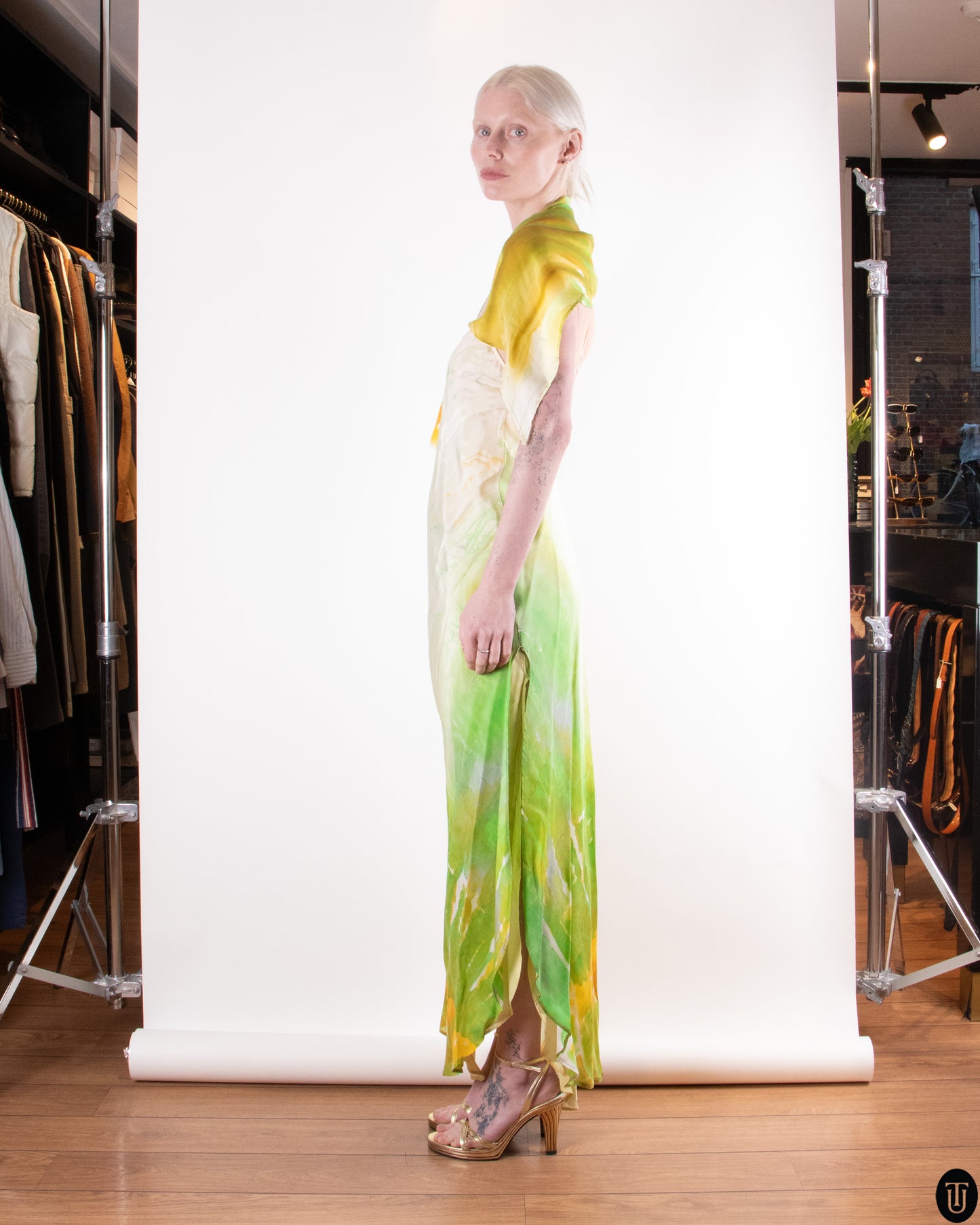 00's Shawl dress S