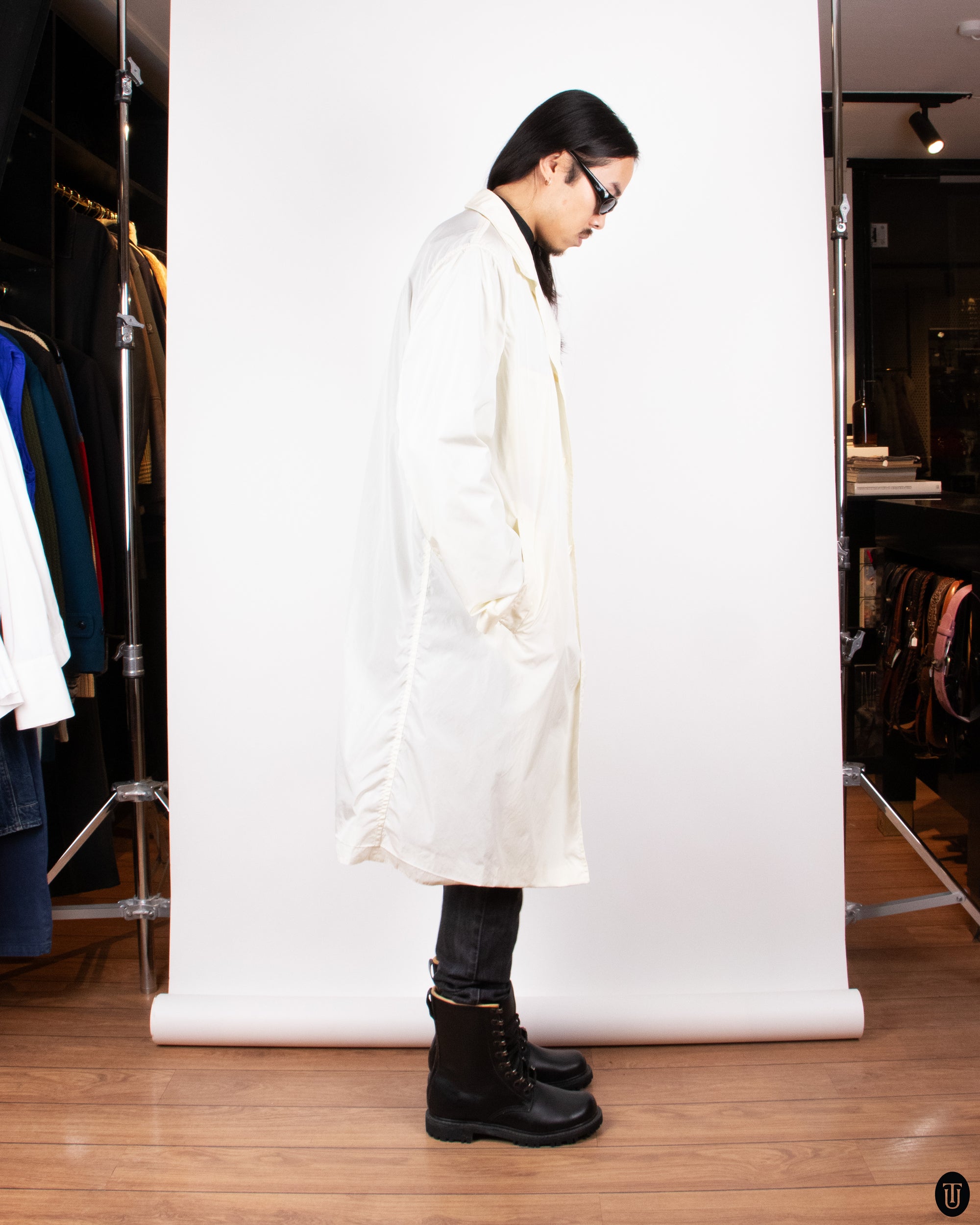 90s Prada Nylon Trenchcoat M