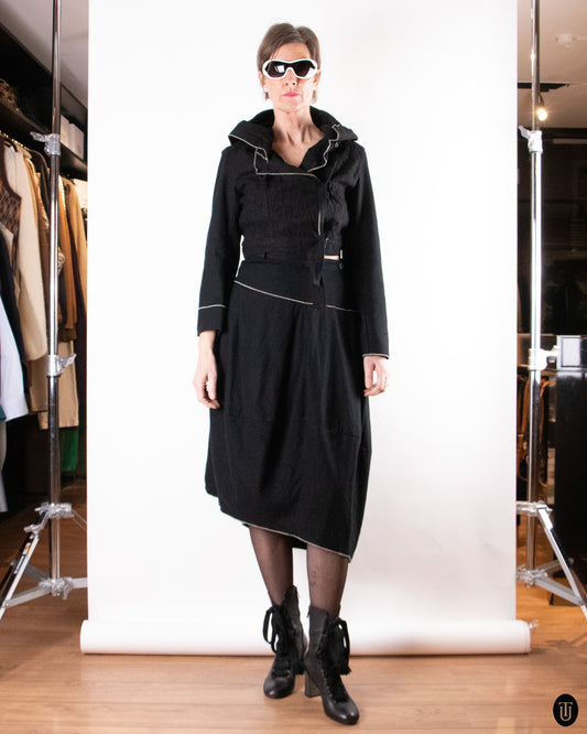 00's Ivan Grundahl Two-piece Wool Blend Set M