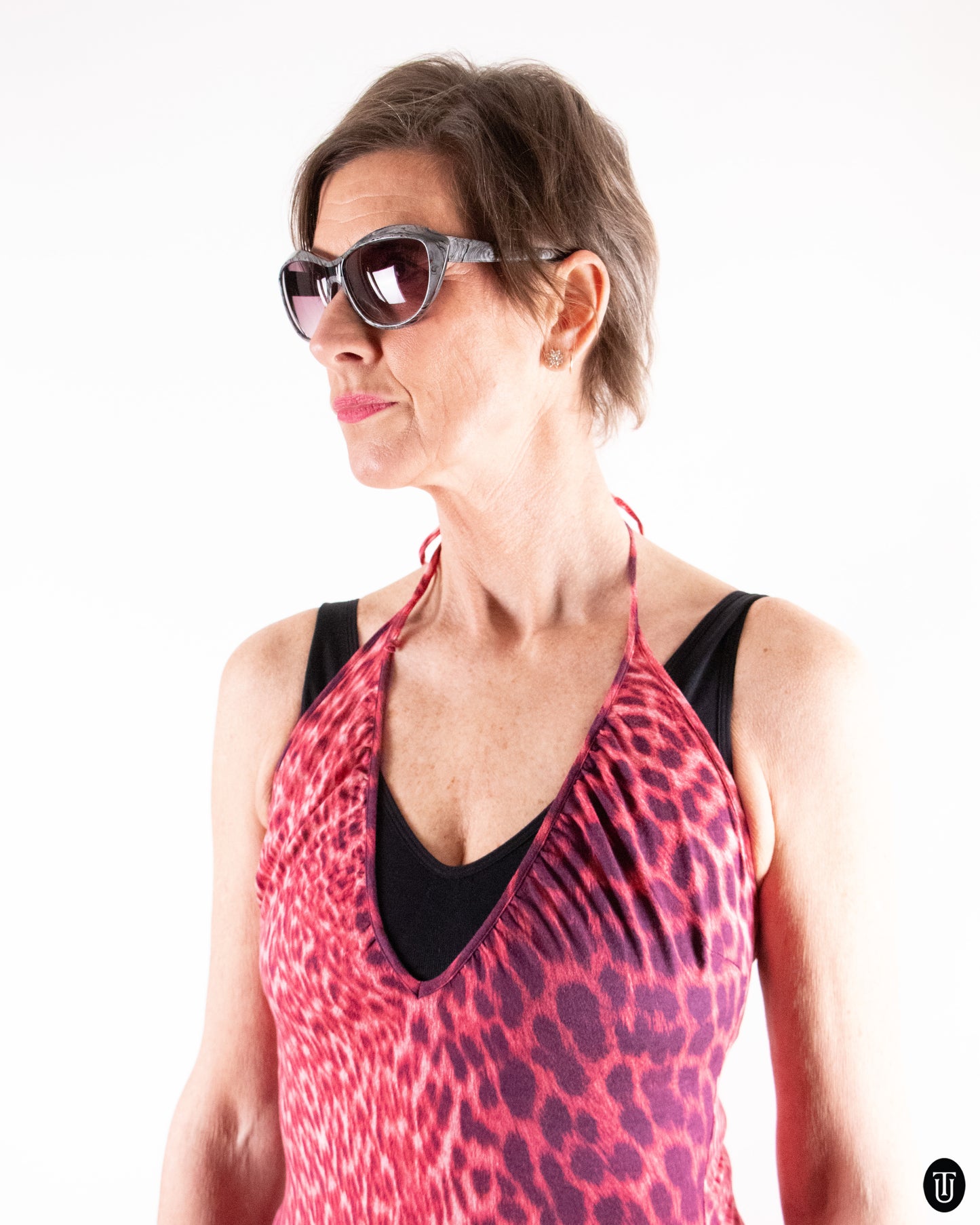 00's Roberto Cavalli Animal Print Dress L