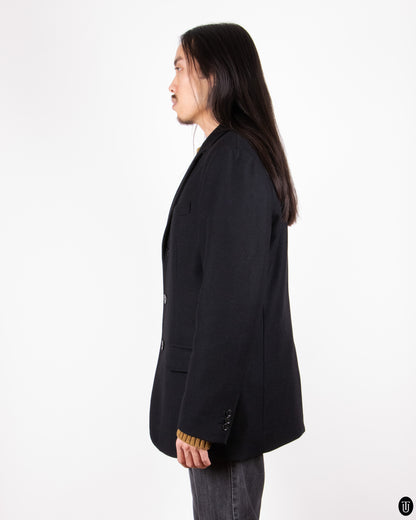 00's Burberry Wool Coat XL