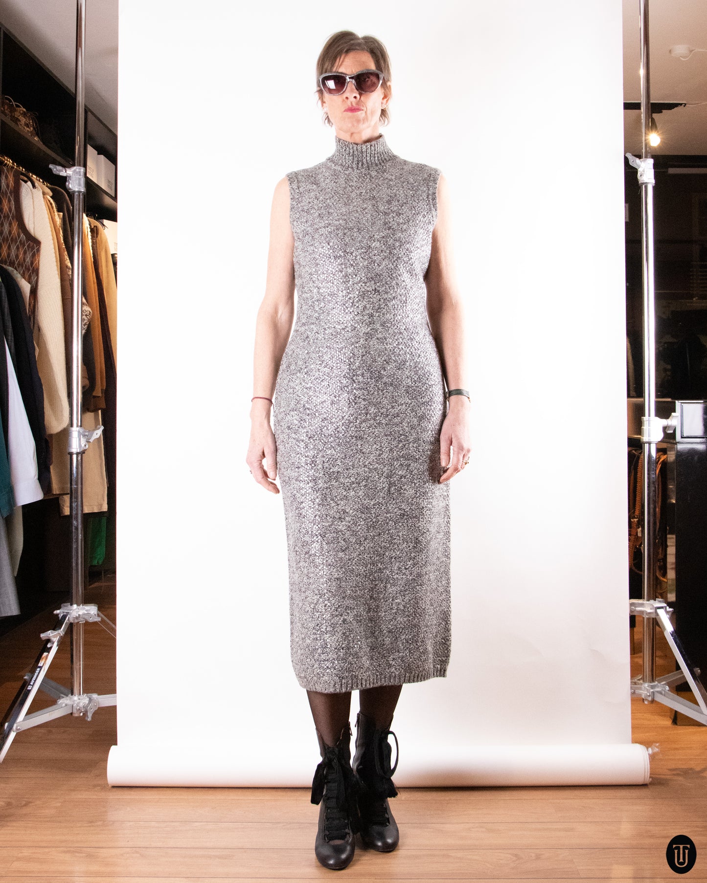 00's Ivan Grundahl Asymmetrical Dress L