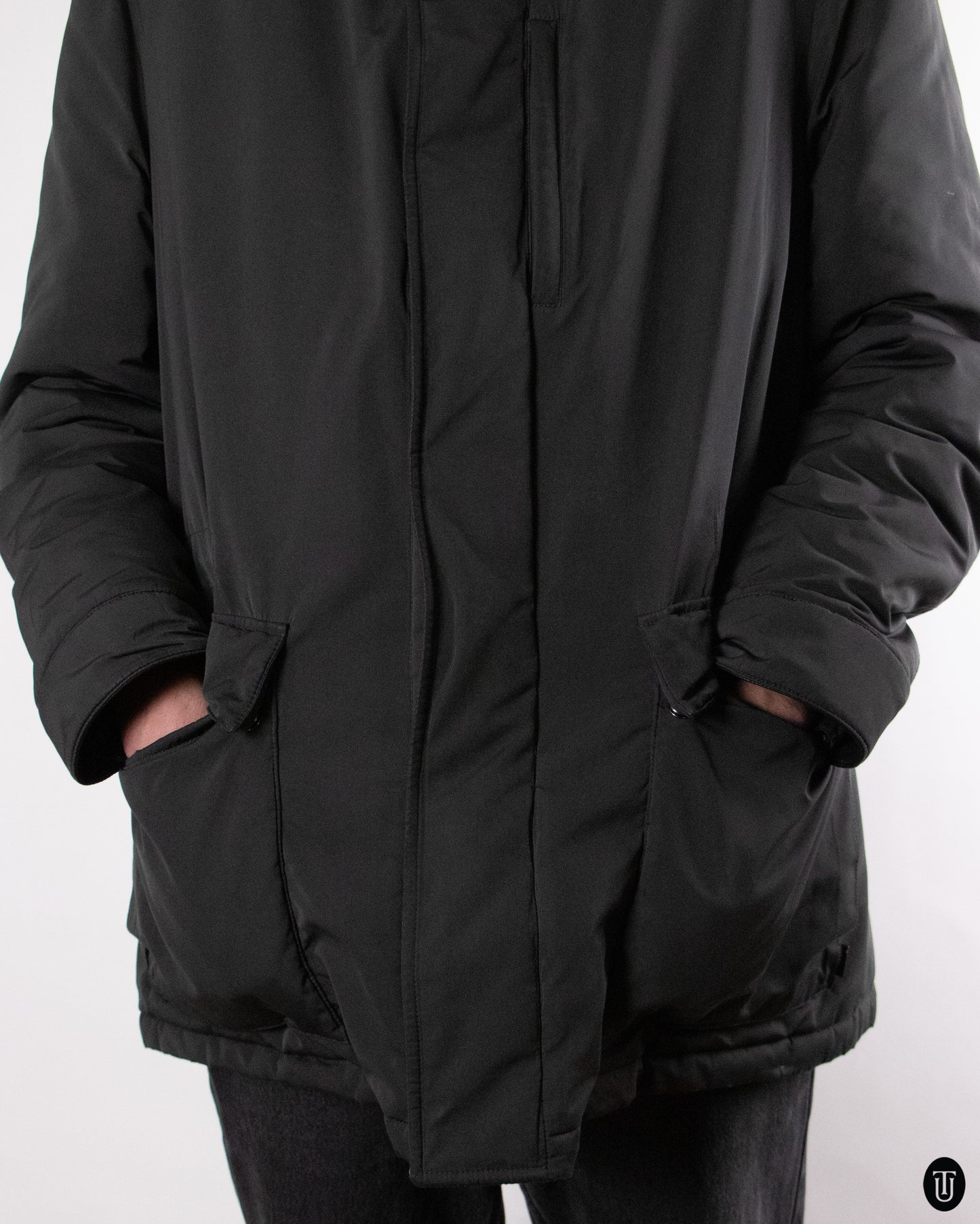 00's Brioni Wool Lined Puffer Jacket XL