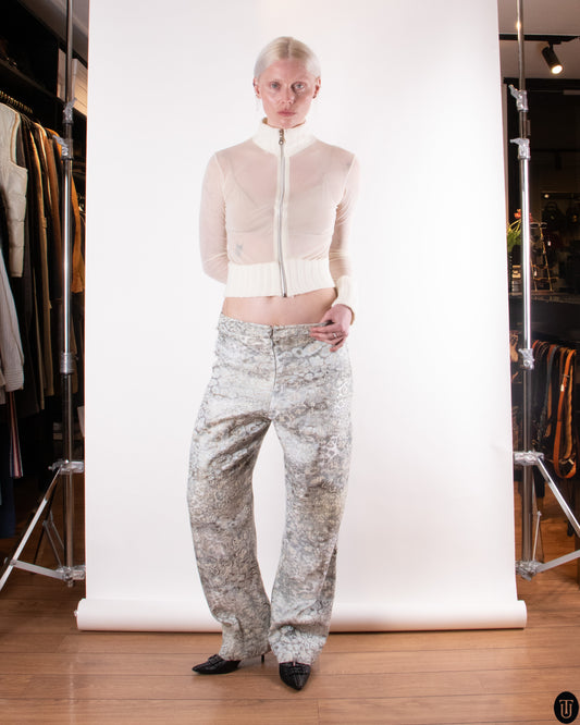 00s Giorgio Armani Jaquard Trousers M