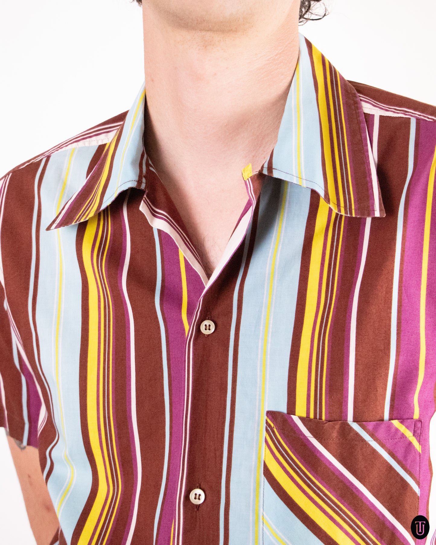 90's Dolce & Gabbana Striped Shirt M