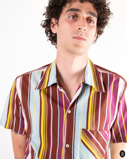 90's Dolce & Gabbana Striped Shirt M