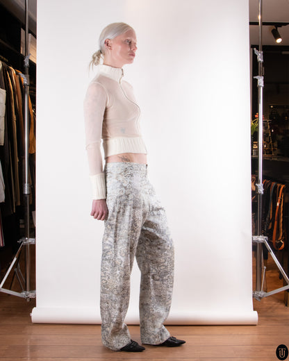 00s Giorgio Armani Jaquard Trousers M