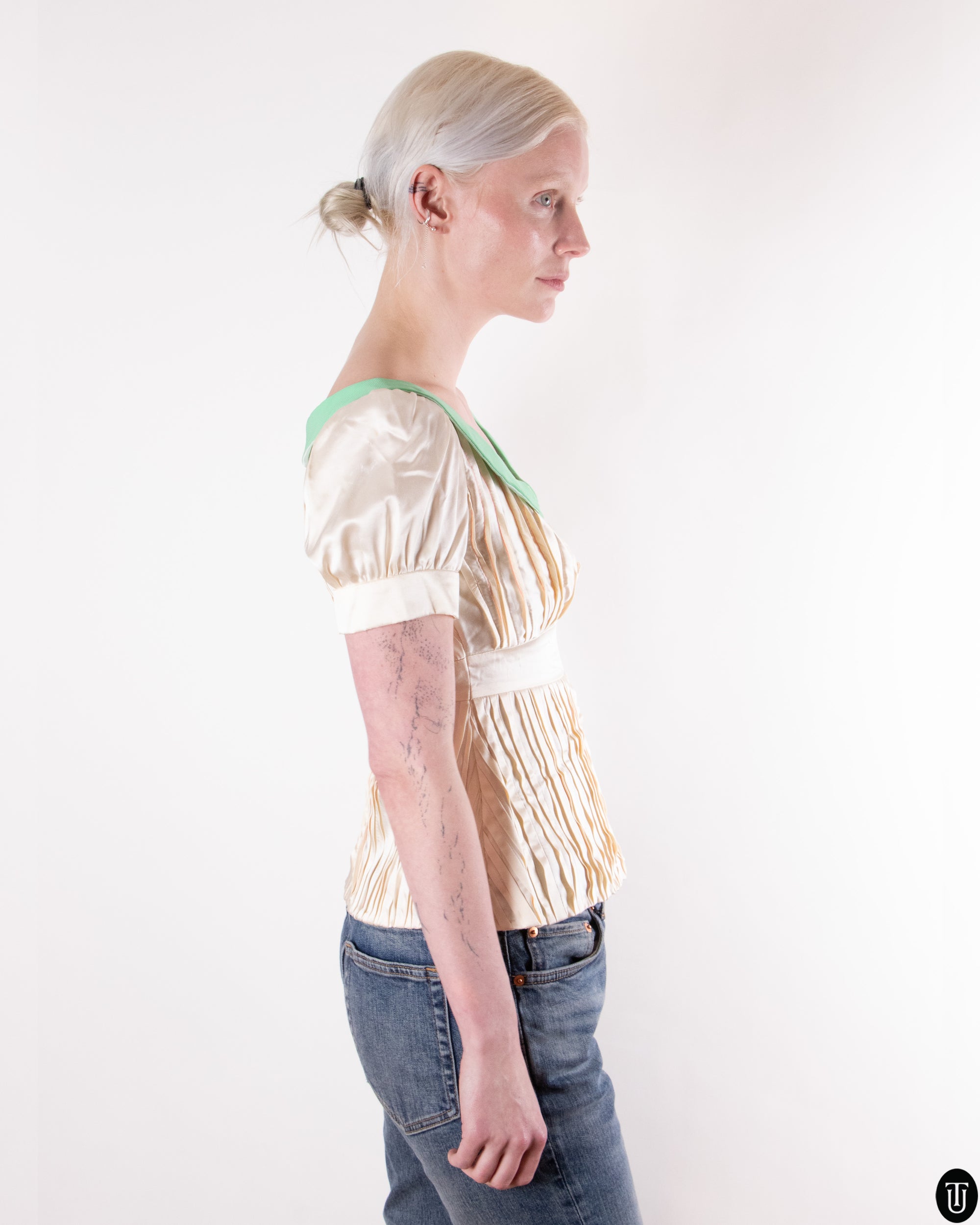 00s Nikoline Liv Andersen Silk Top S