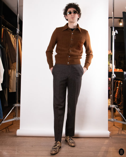 70's Ratti Alpaca Wool Cardigan S