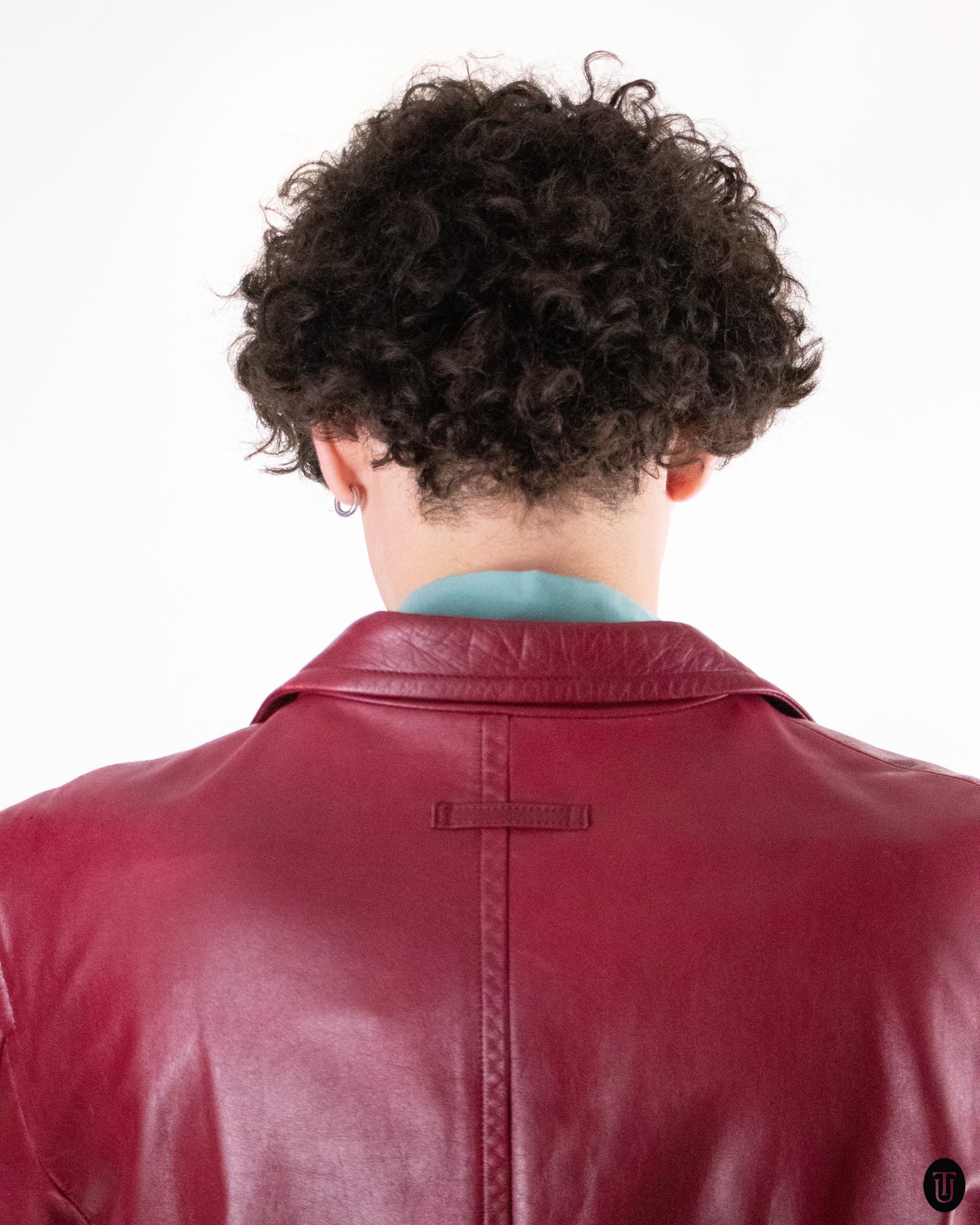 90's Jean Paul Gaultier Red Leather Jacket S