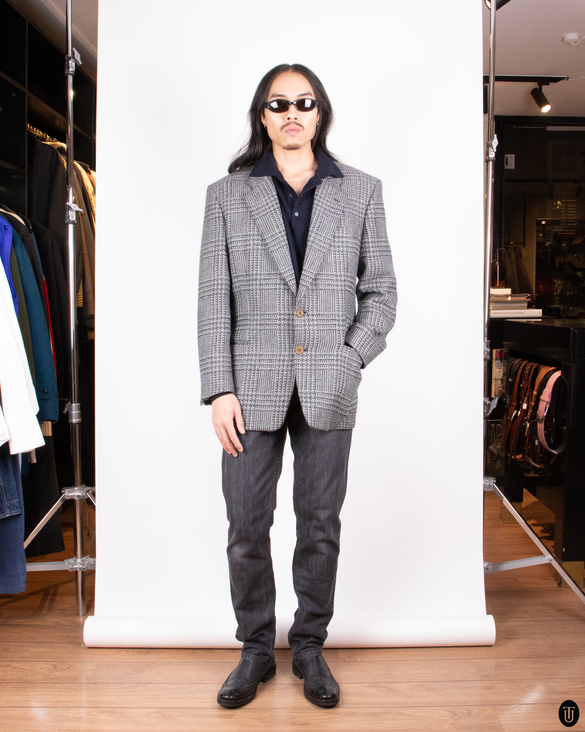 80's Armani Tweed Jacket M