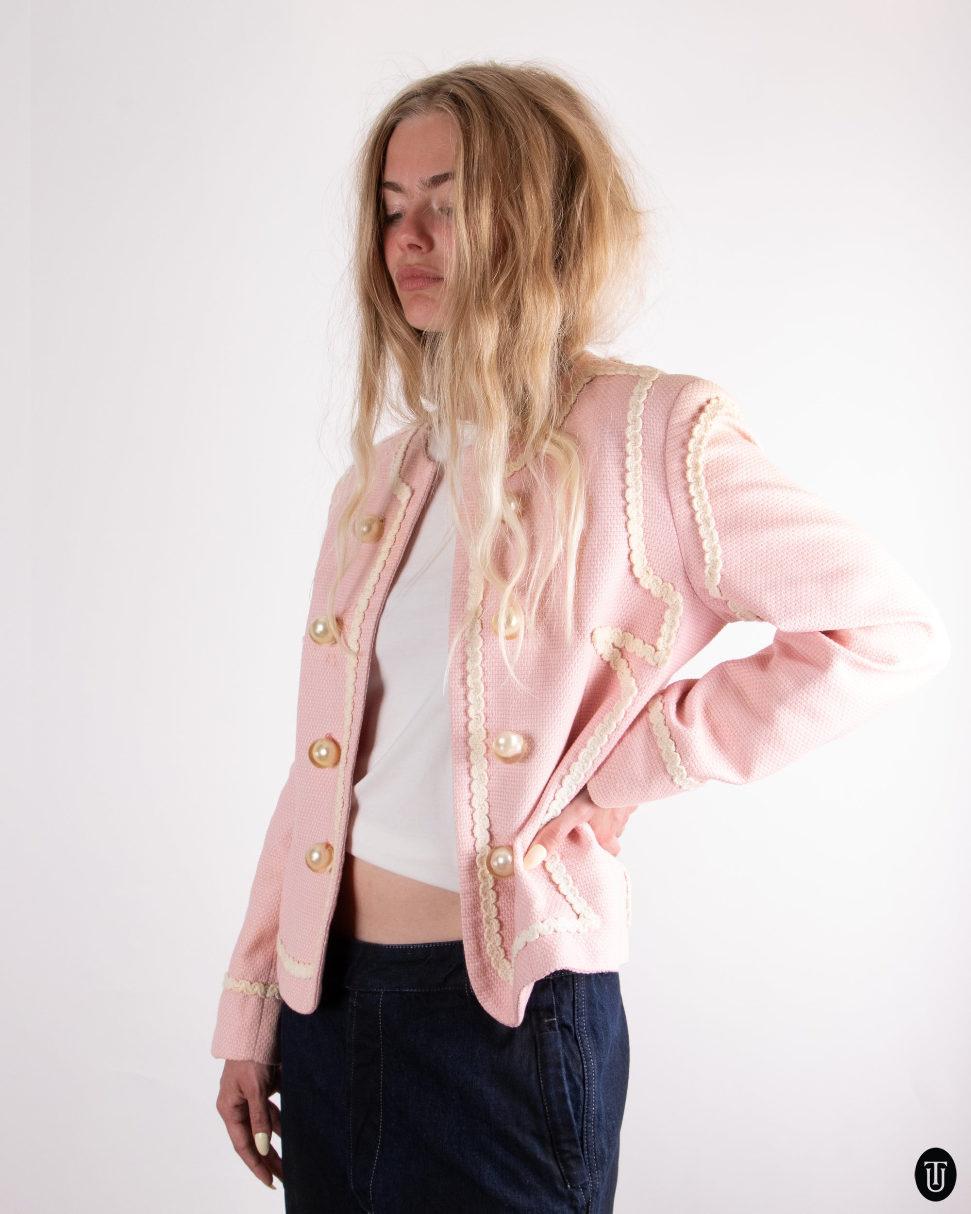 90's Moschino Cotton Blazer S