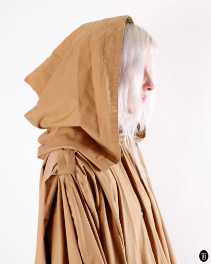 90's Claude Montana Camel Cotton Cape S