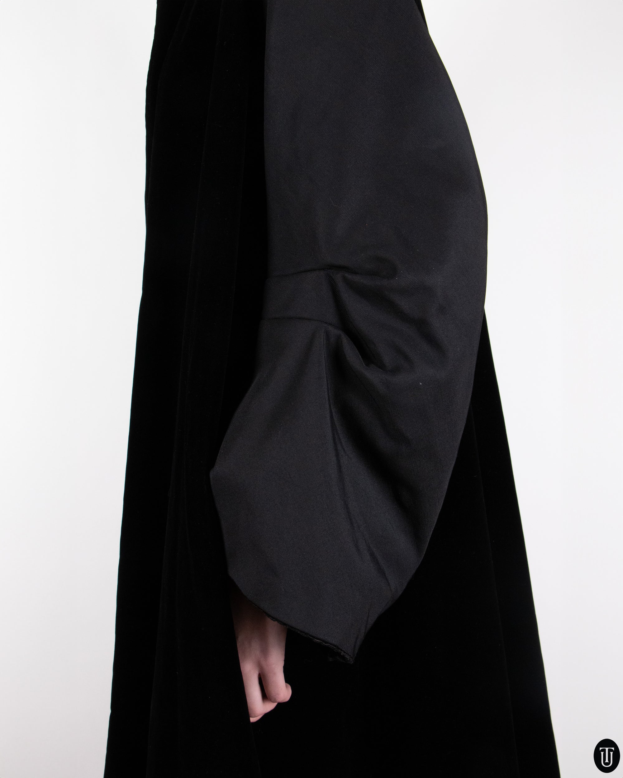 50s Christian Dior Haute Couture Cape Coat M