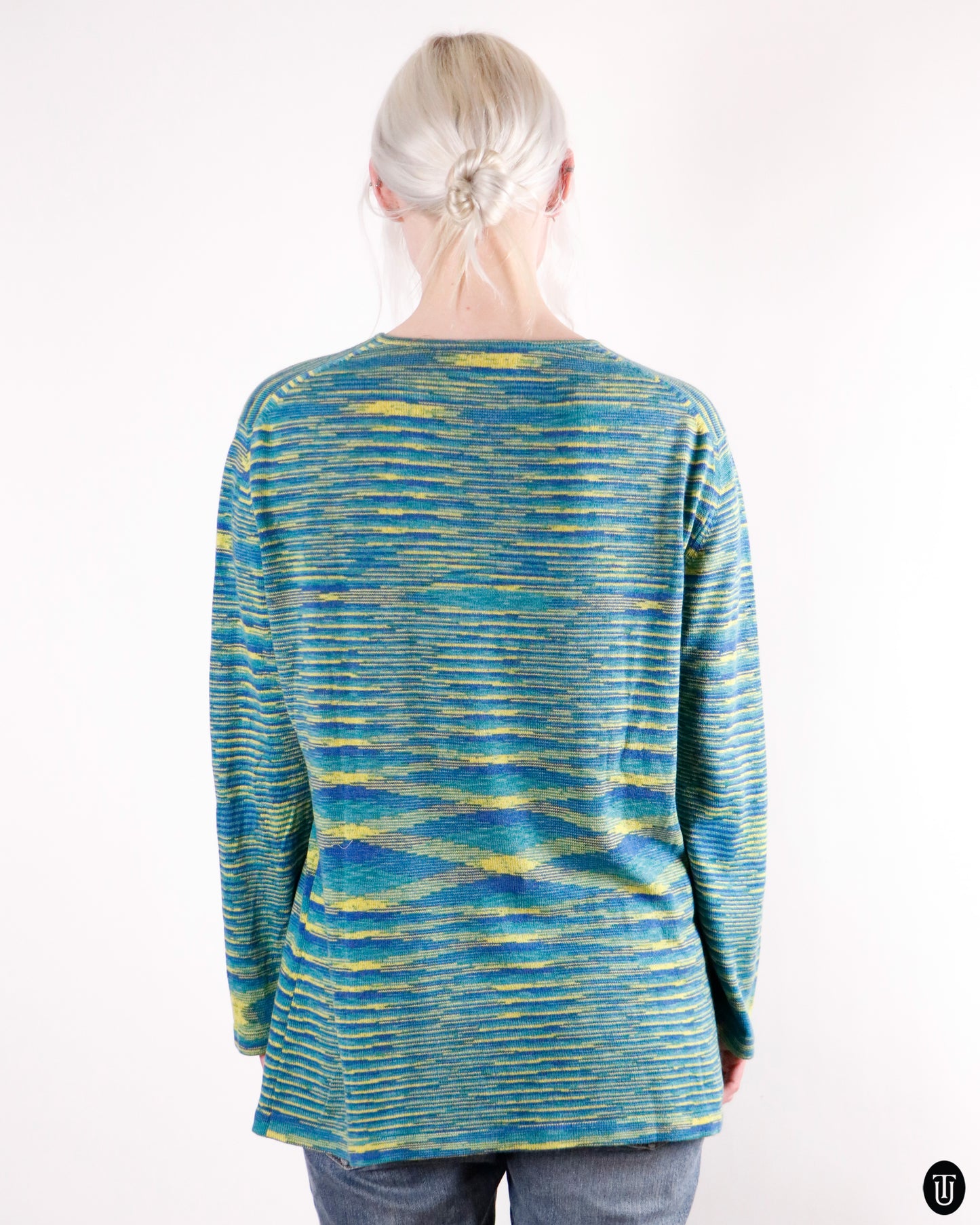 80's Missoni Cold Melangé Space-Dye Cashmere Knit M
