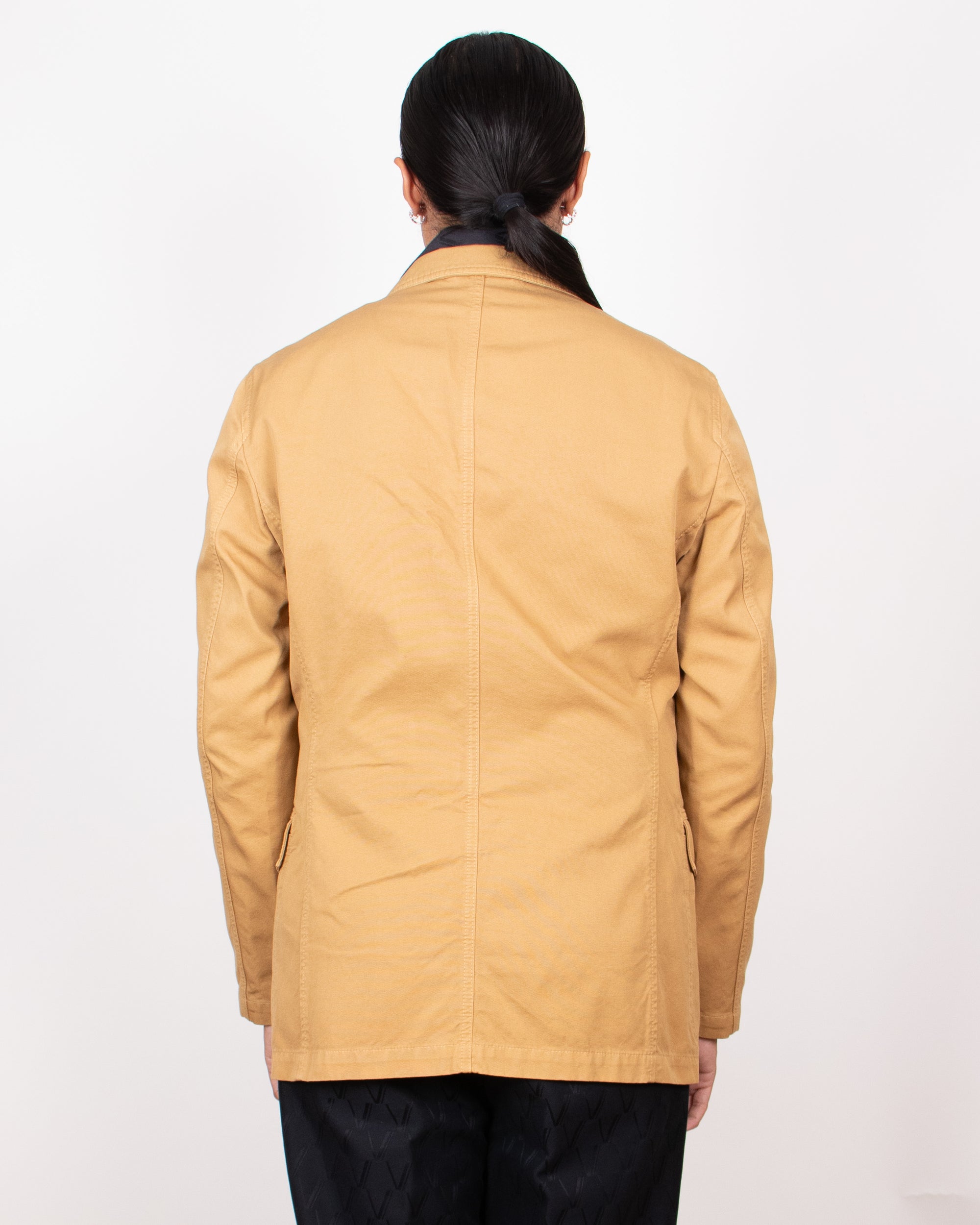 E.Z by Zegna Canvas Military Jacket M