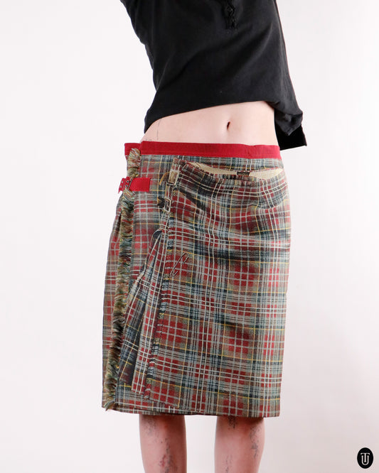 90's Jean Paul Gaultier Print Pattern Skirt L