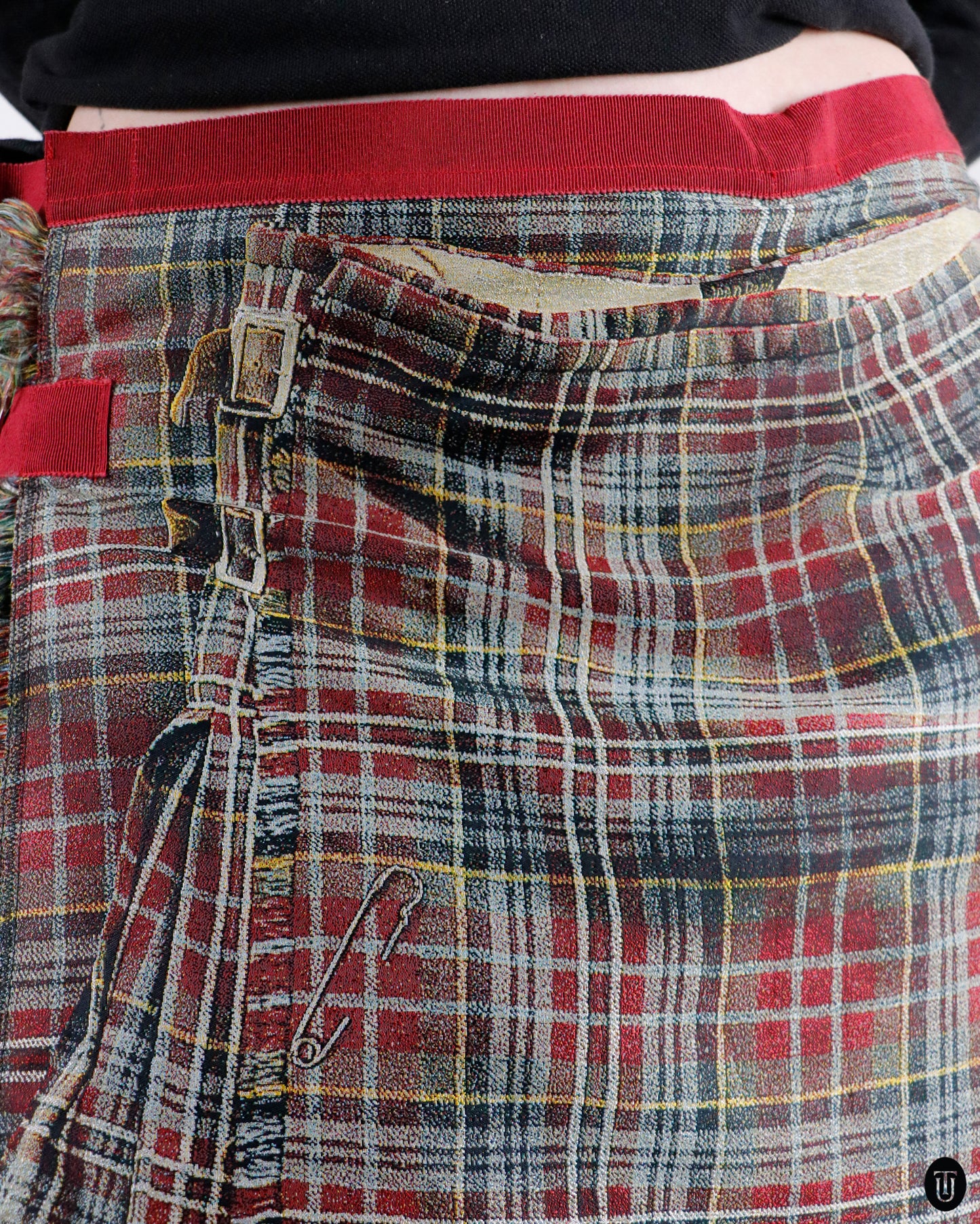 90's Jean Paul Gaultier Print Pattern Skirt L