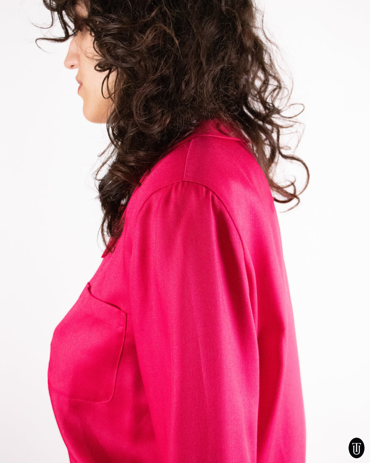 90's Balenciaga Fuchsia Blouse M
