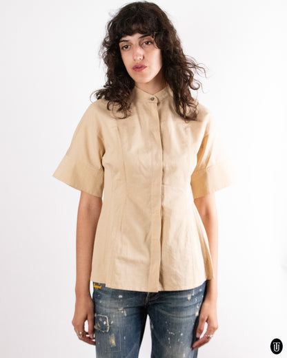 2000's Jil Sander Silk Cotton Top S