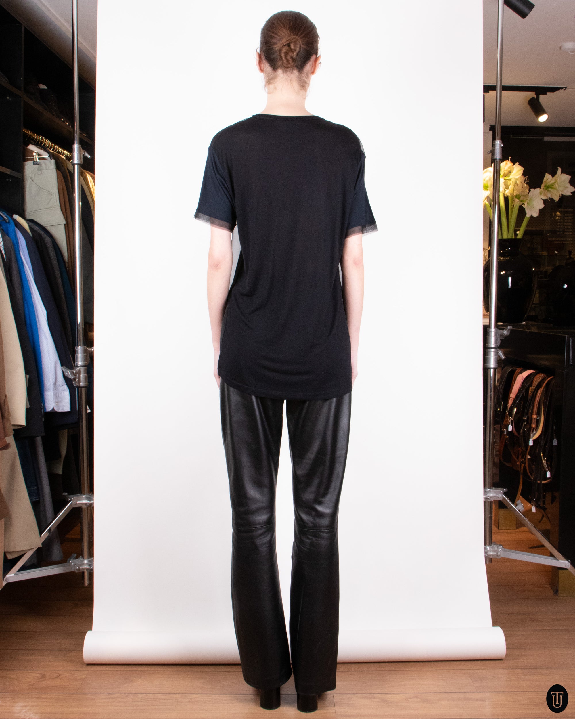 00s Lanvin Silk and Cotton T-shirt M