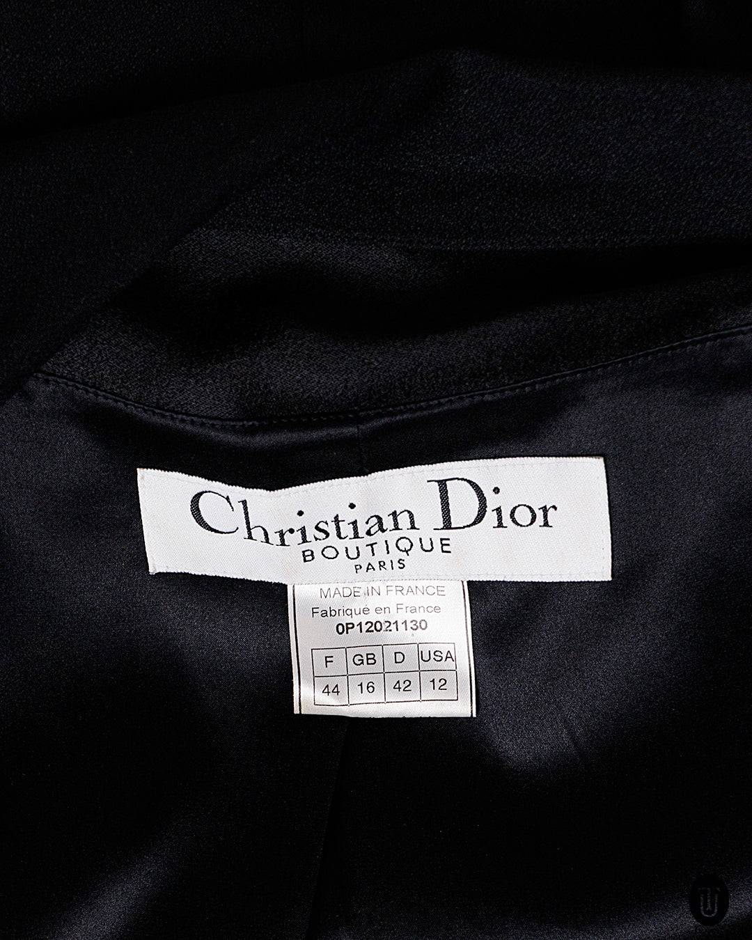 2000s Christian Dior By Galliano Black Blouse M