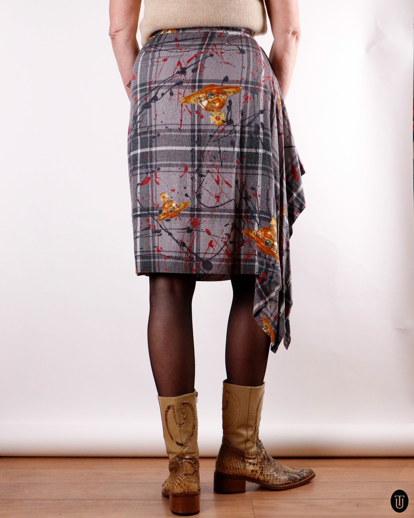 00's Vivienne Westwood Orb Skirt M