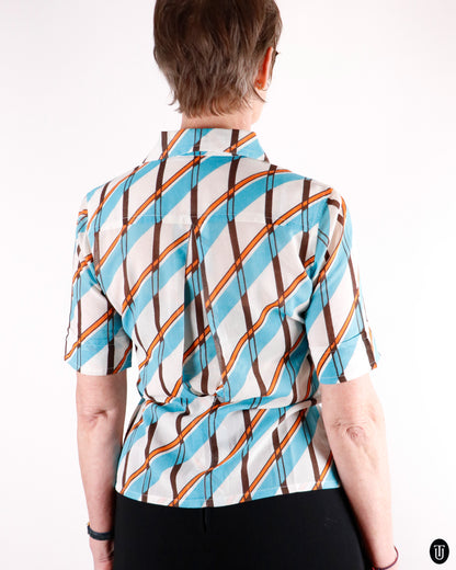 70's Christian Dior Cotton Shirt S
