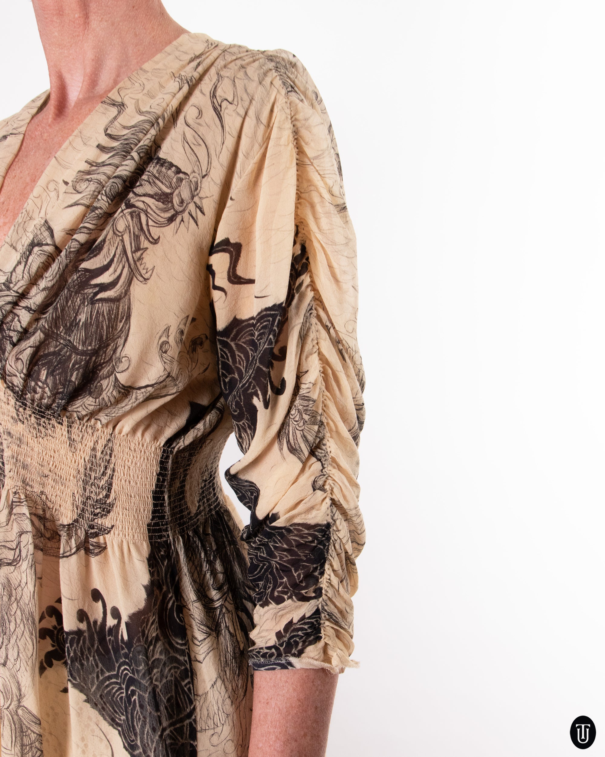 00's Jean Paul Gaultier Silk Blouse S