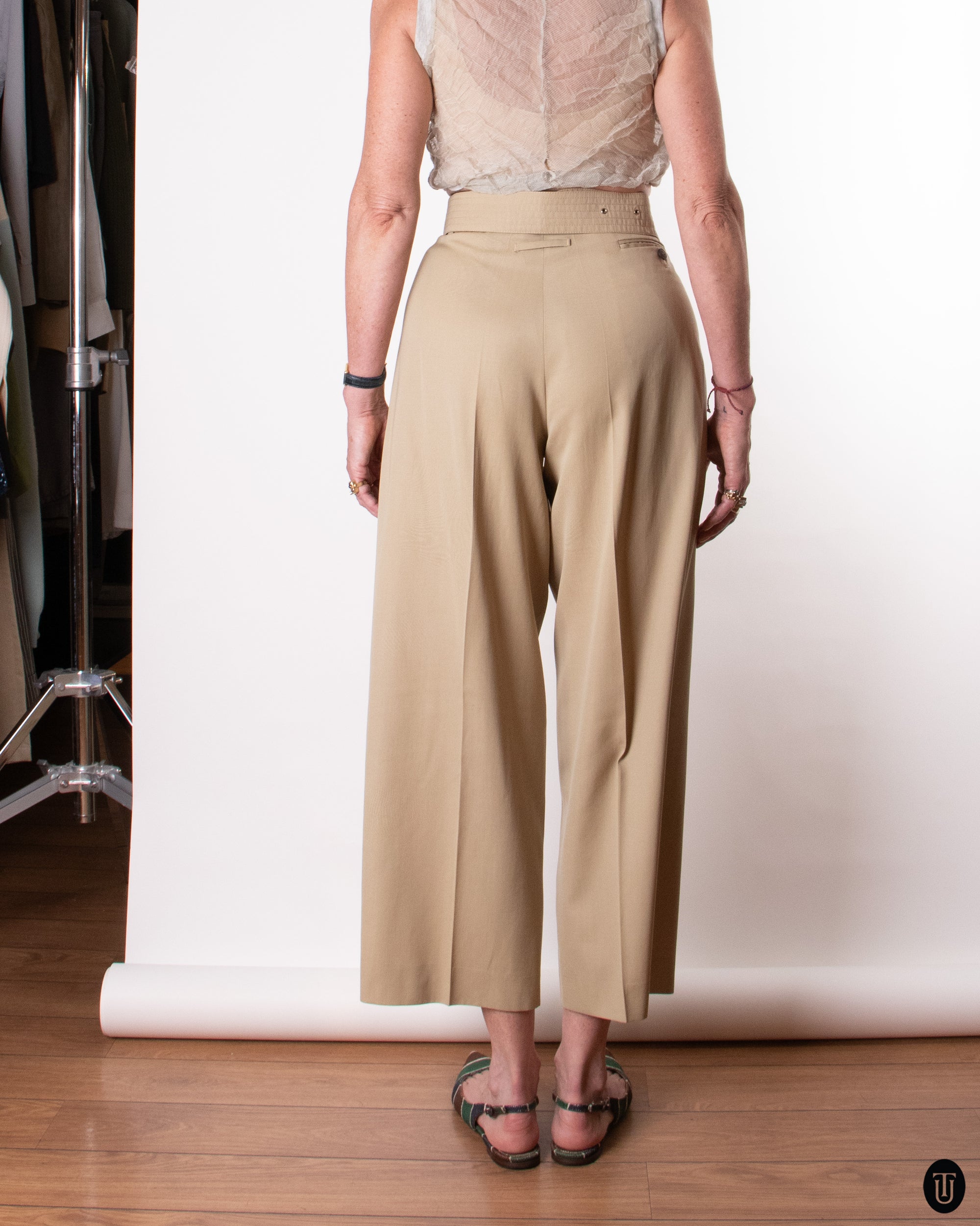 00's Jean Paul Gaultier Belted Culottes M