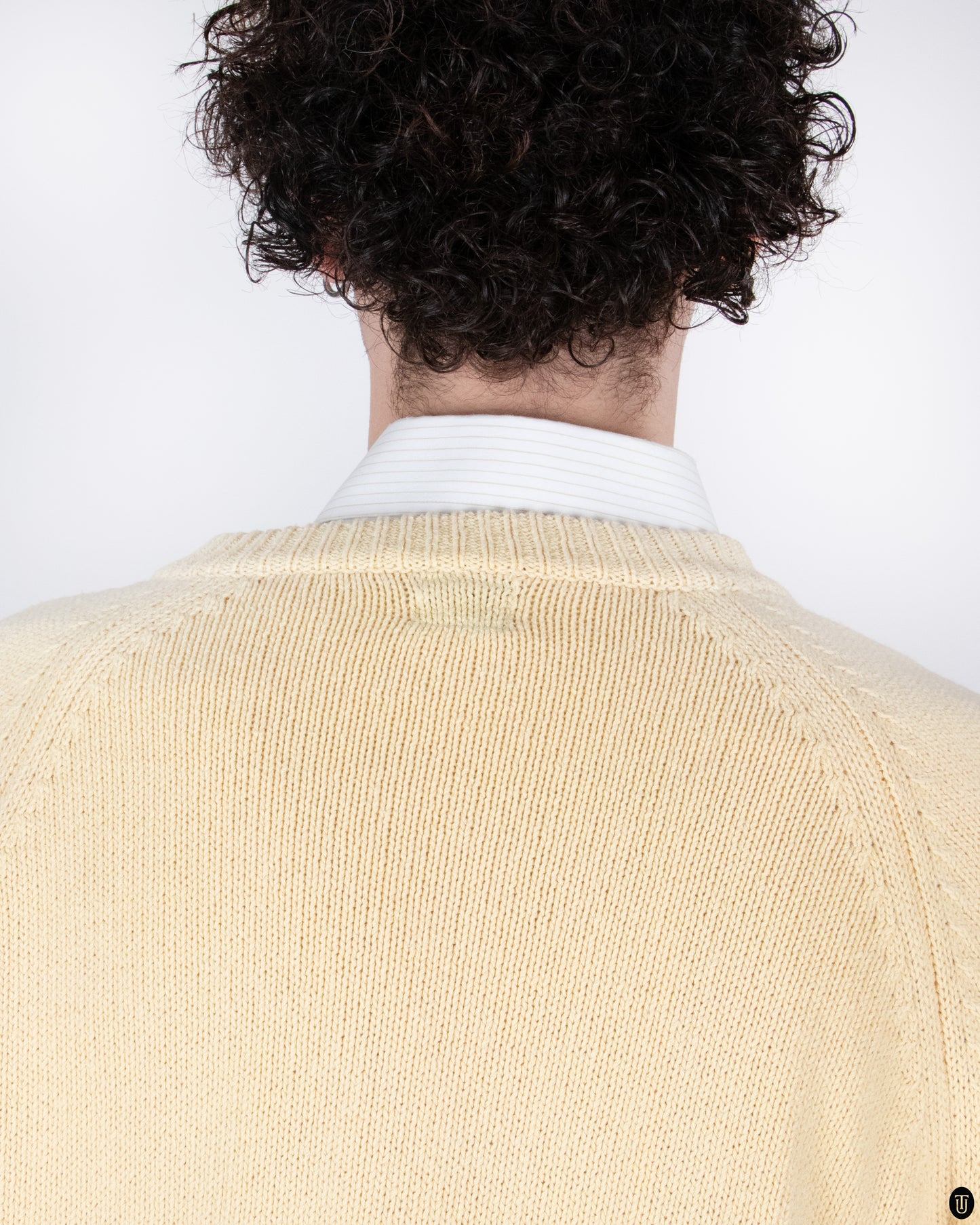 90s CP Company Banana Yellow Knit L