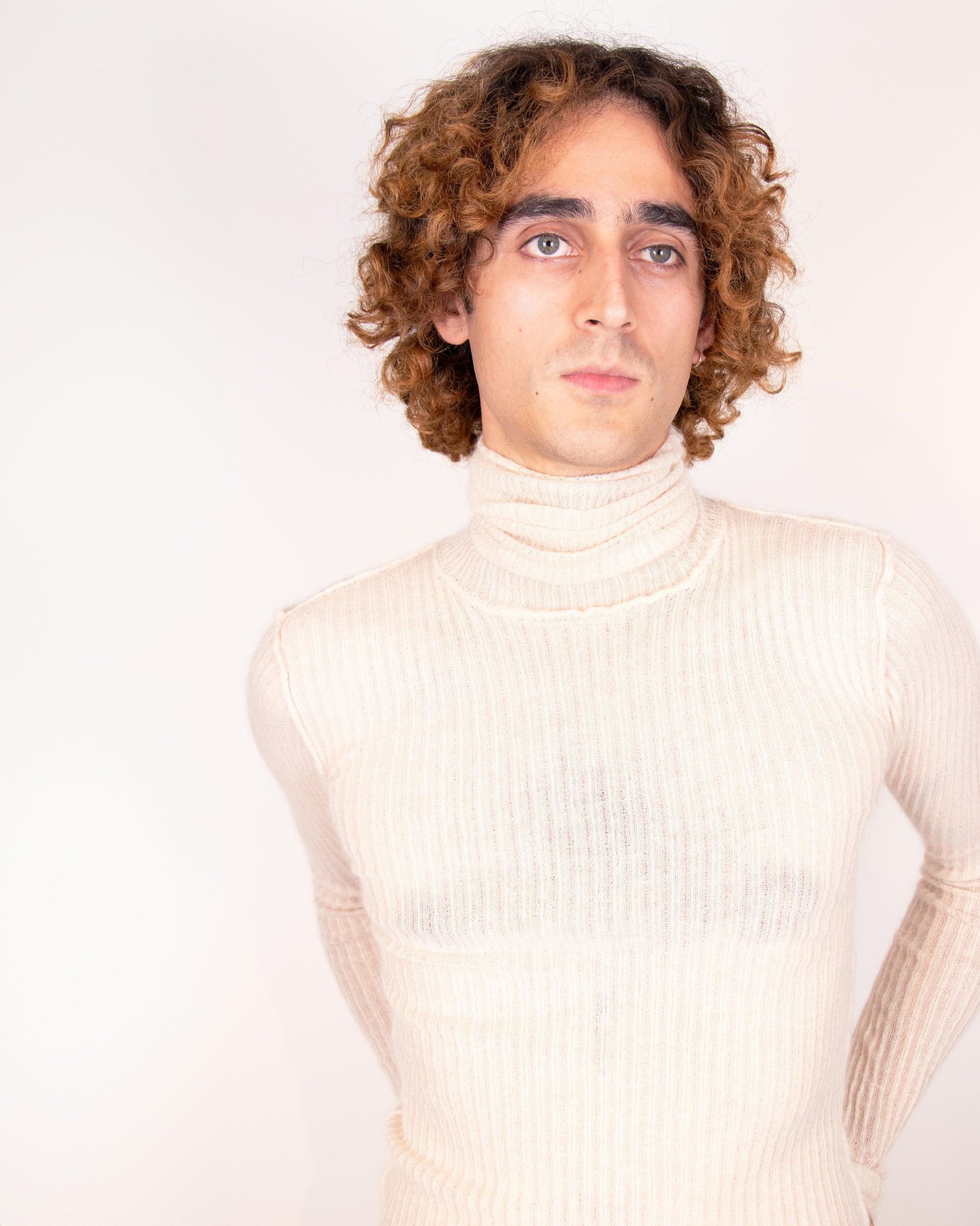 2000s Missoni Sheer Knit Turtleneck Sweater M