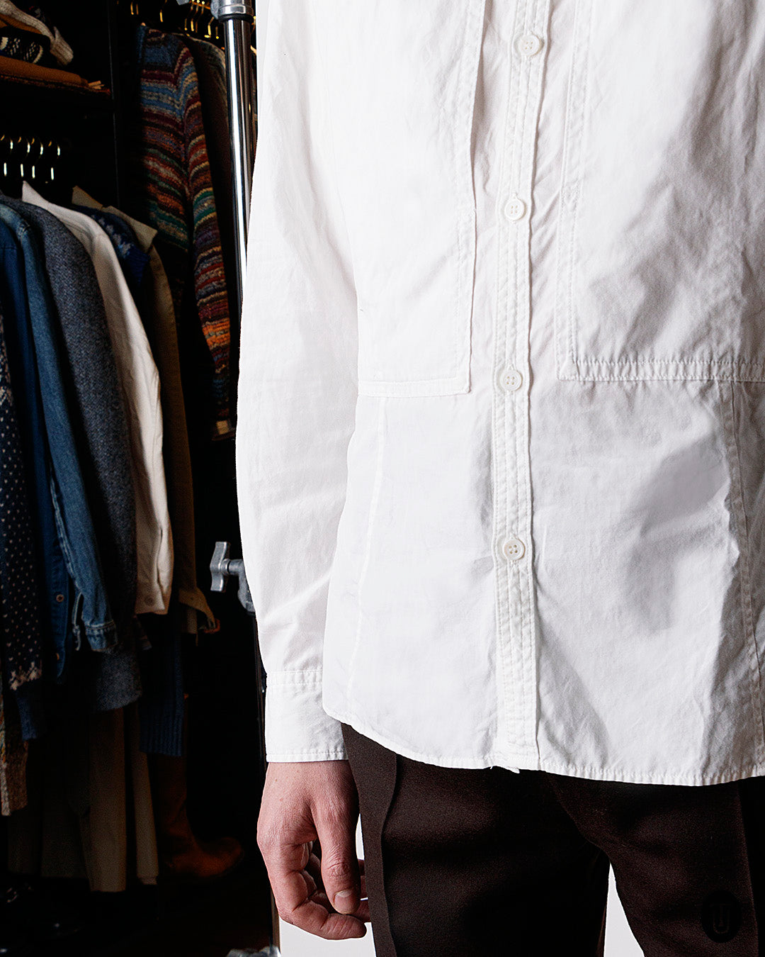 Yohji Yamamoto White Shirt S