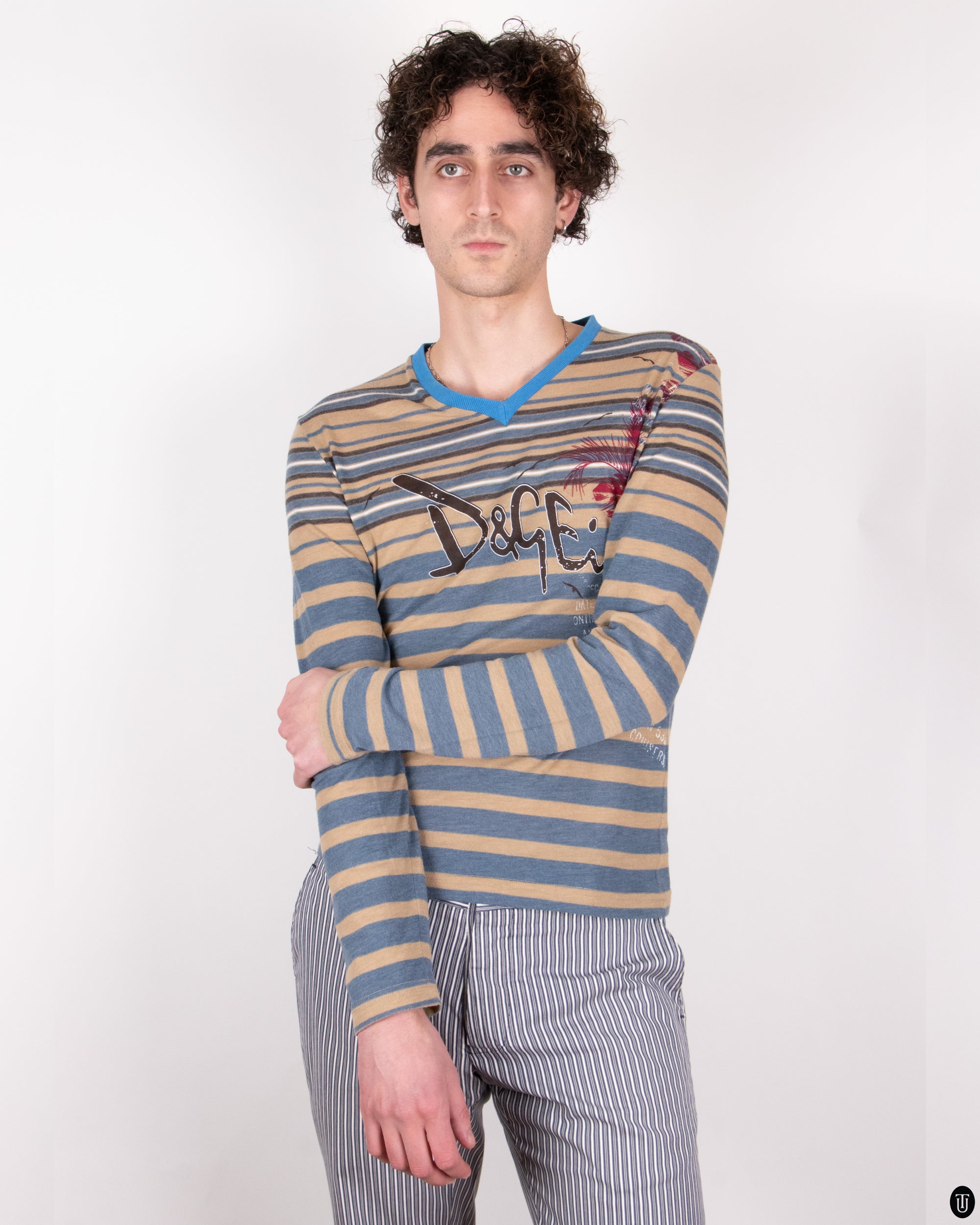 00s D&G Long Sleeve T-shirt XL