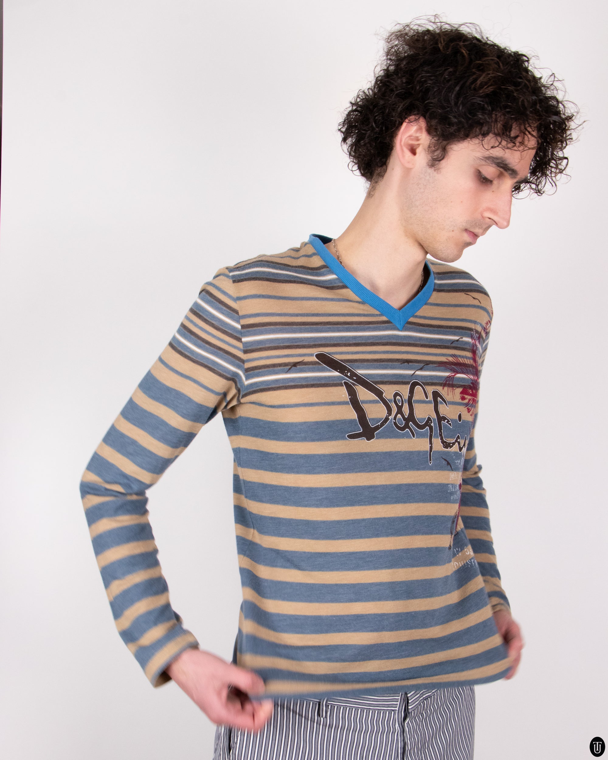 00s D&G Long Sleeve T-shirt XL