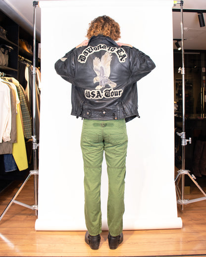 Rare 1969 Leather Championship Biker Jacket L