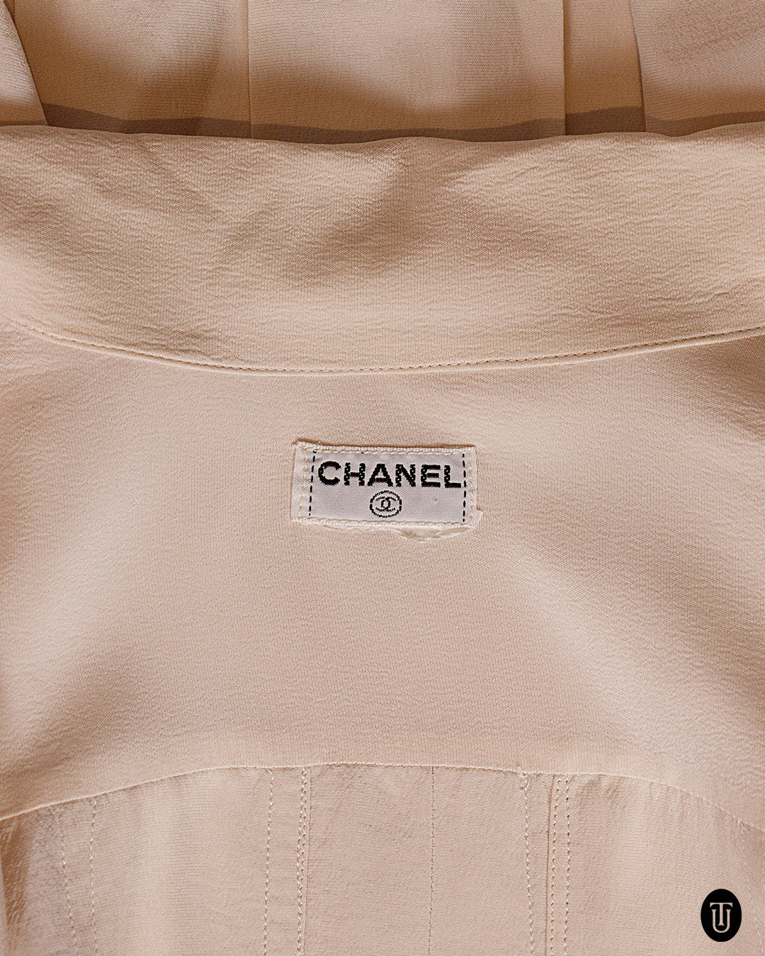 1980s Chanel Silk Blouse M