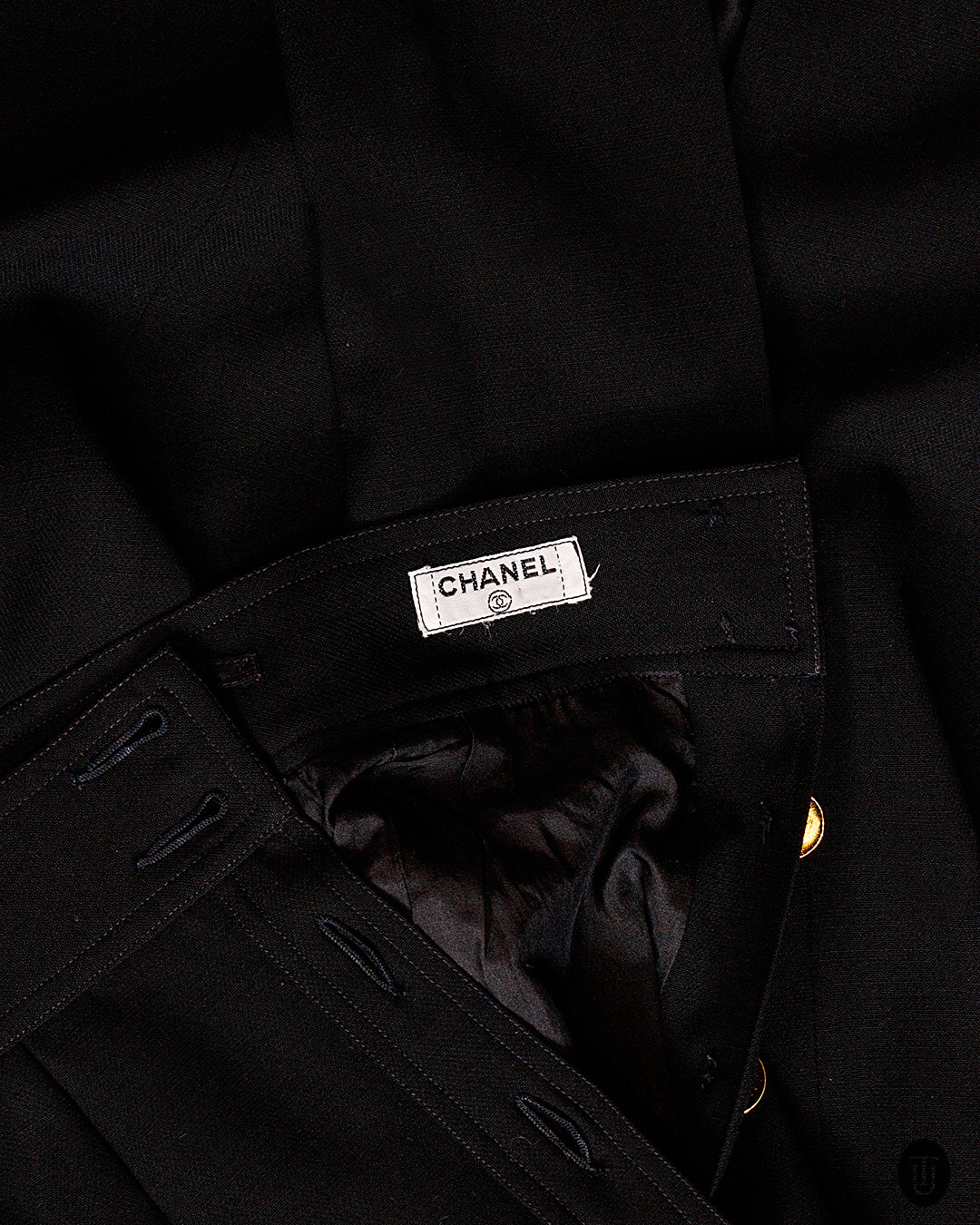 1990s Chanel Wool Skirt M