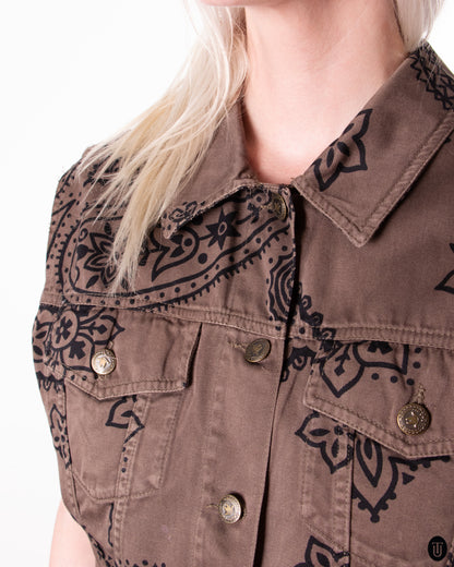 90's Moschino Jeans Cropped Vest M