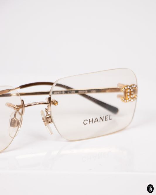 00's Chanel Clear Glasses