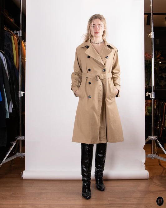 90's Christian Dior Cotton Trench Coat M