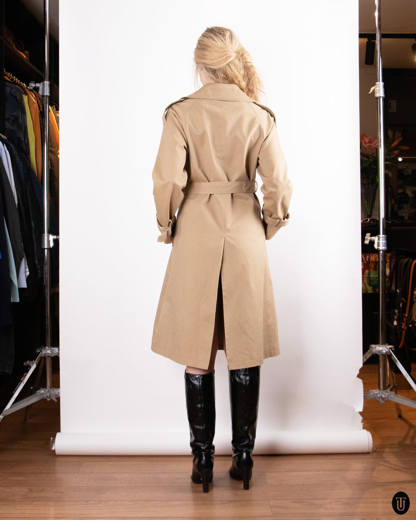 90's Christian Dior Cotton Trench Coat M