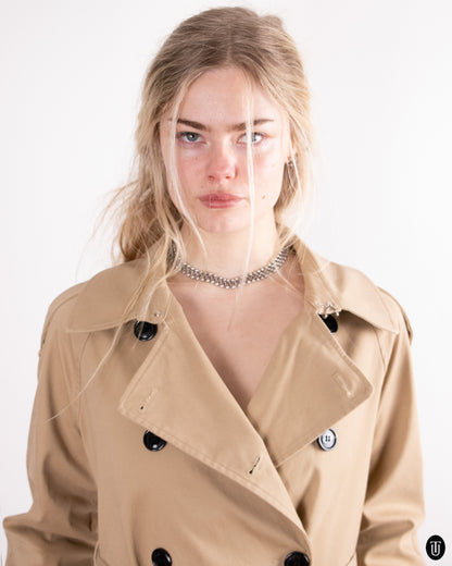 90's Christian Dior Cotton Trench Coat M