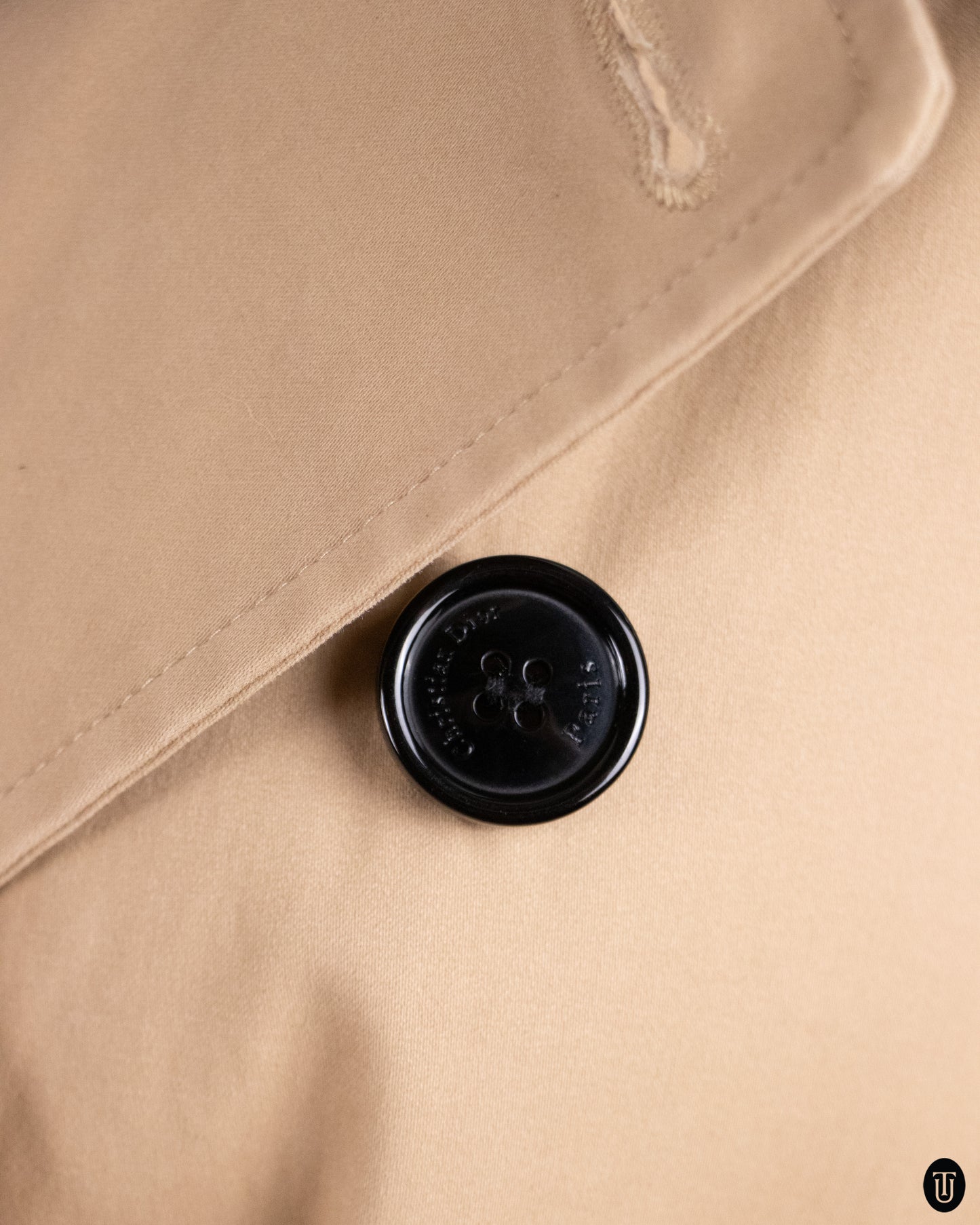 90's Christian Dior Cotton Trench Coat M