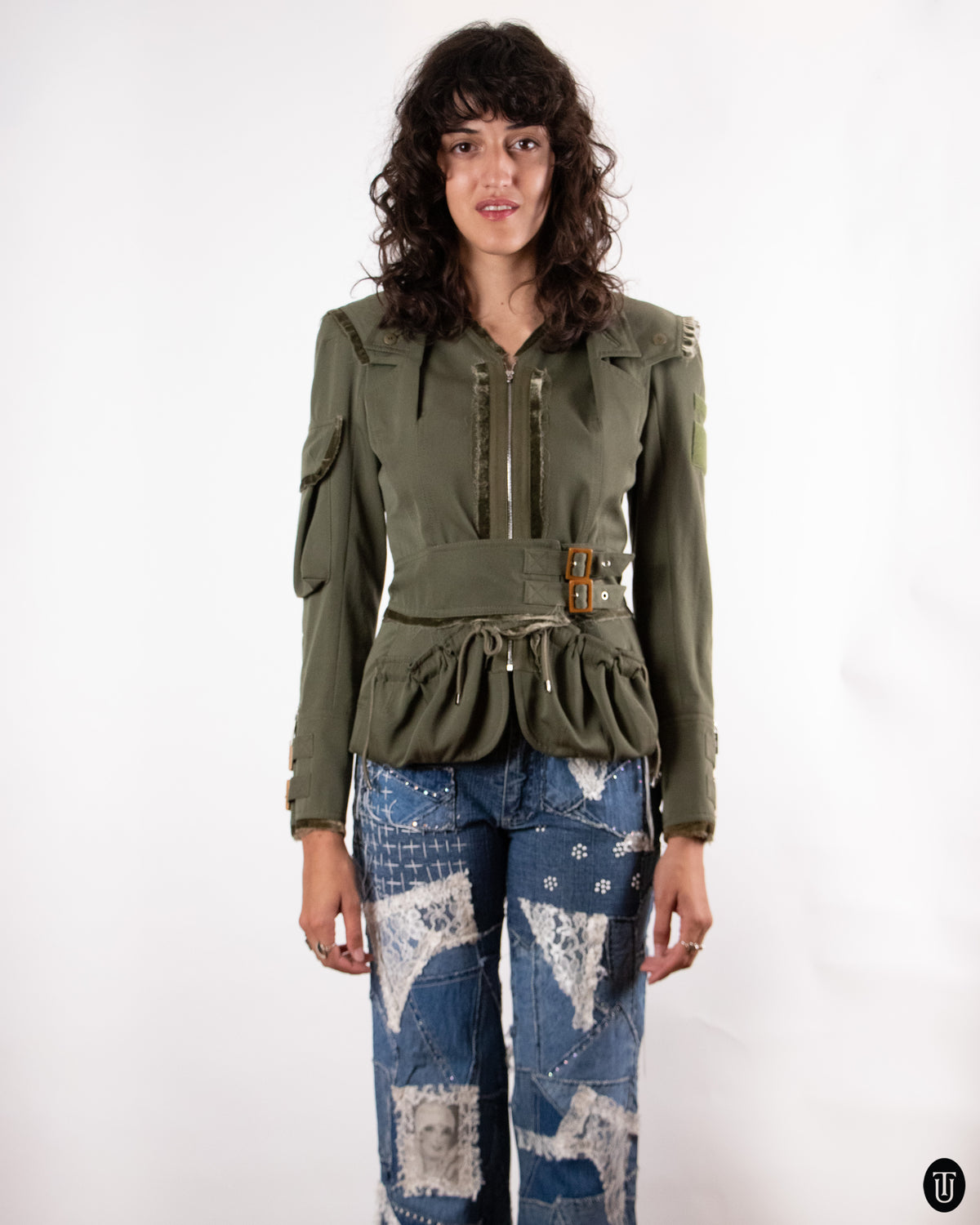 00's Christian Dior John Galliano Military Jacket M