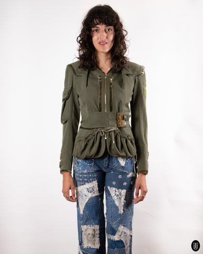 00's Christian Dior John Galliano Military Jacket M
