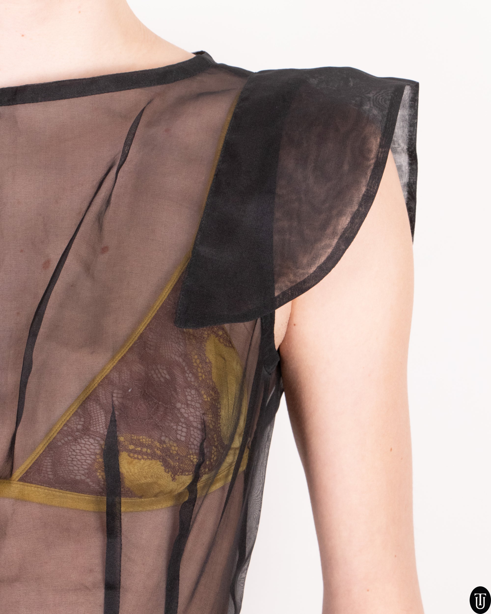 SS08 Nikoline Liv Andersen Silk Organza Blouse XS