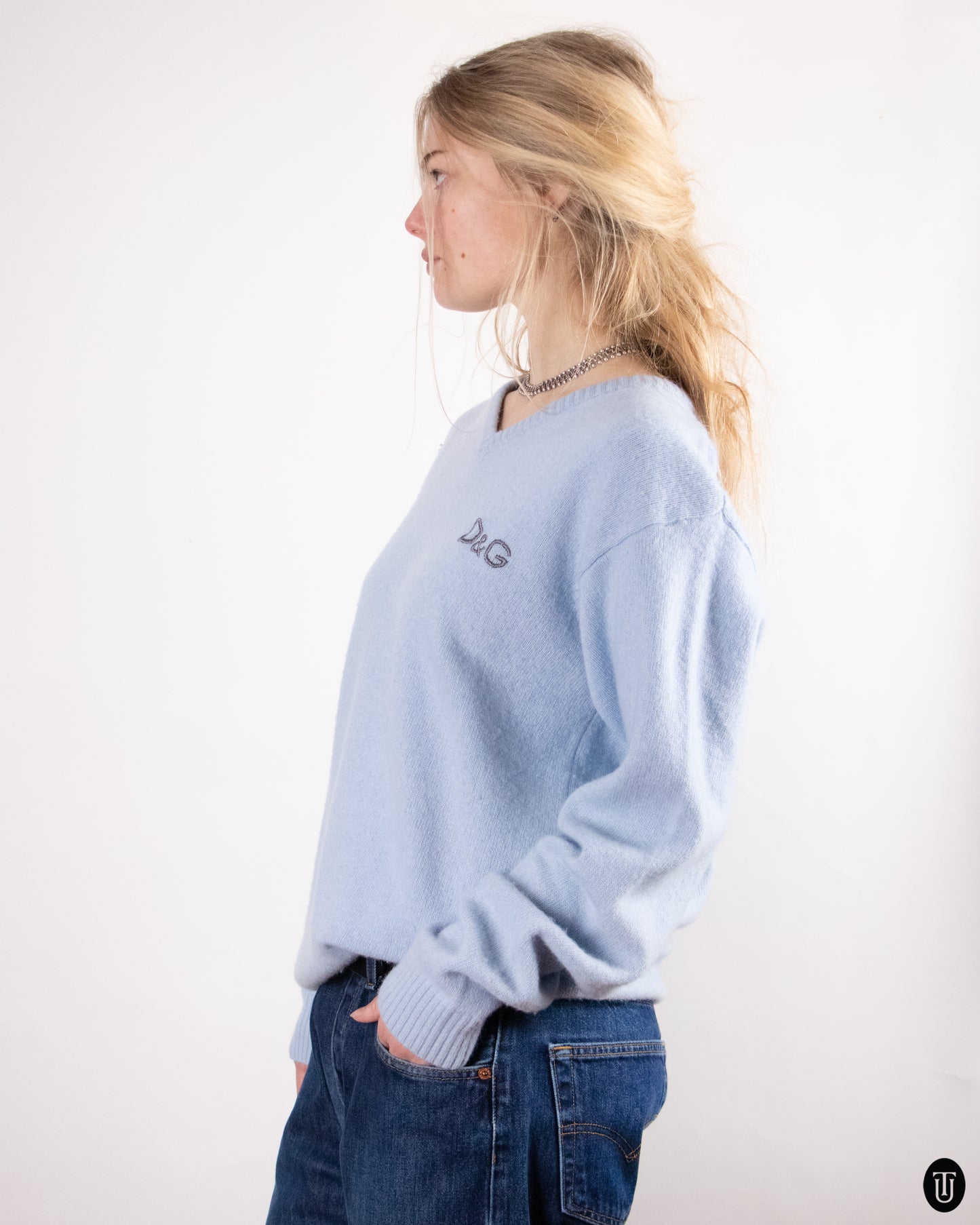 00's Dolce & Gabbana Cashmere and Wool Sweater M