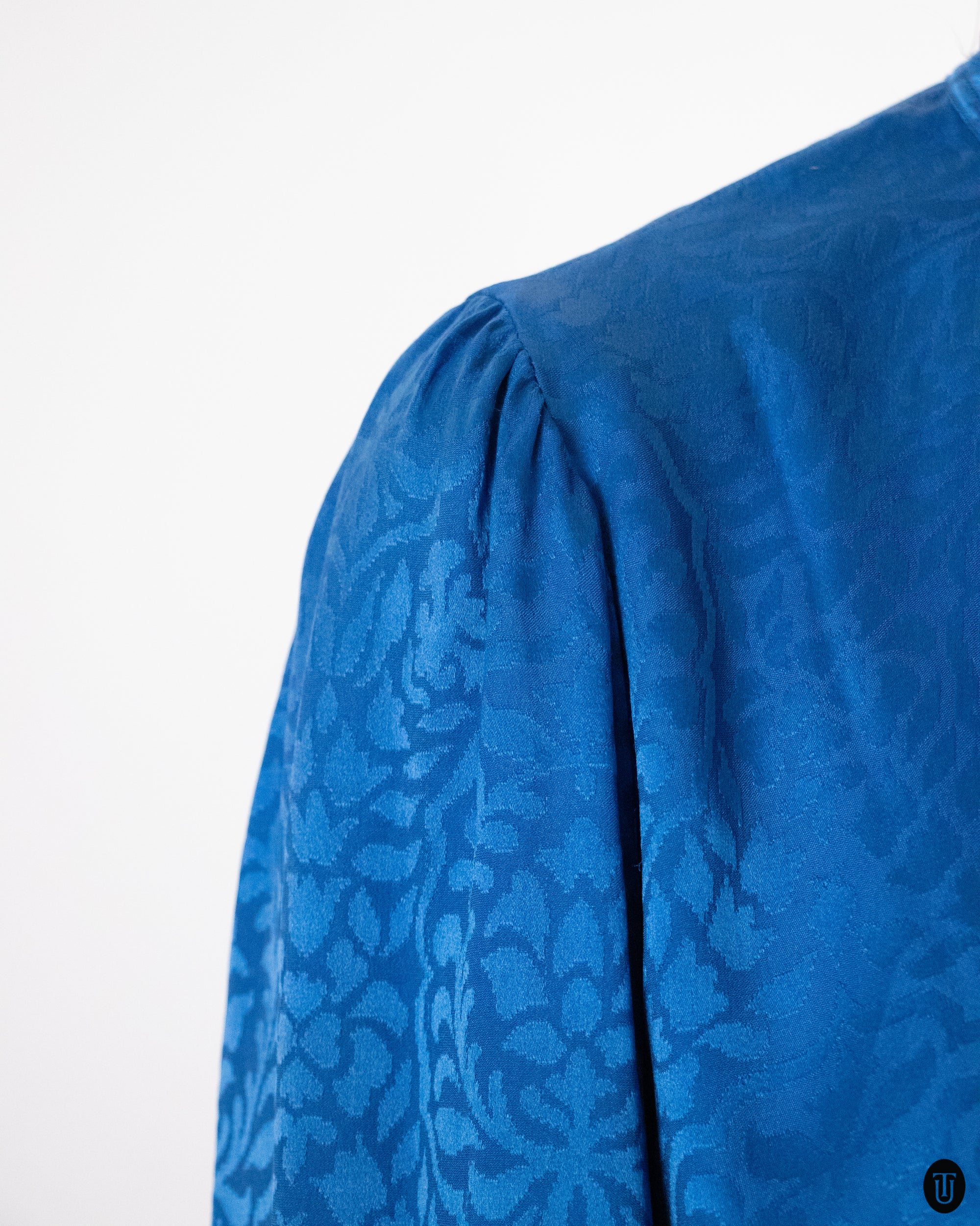 1980's Yves Saint Laurent Pussy Bow Blouse M