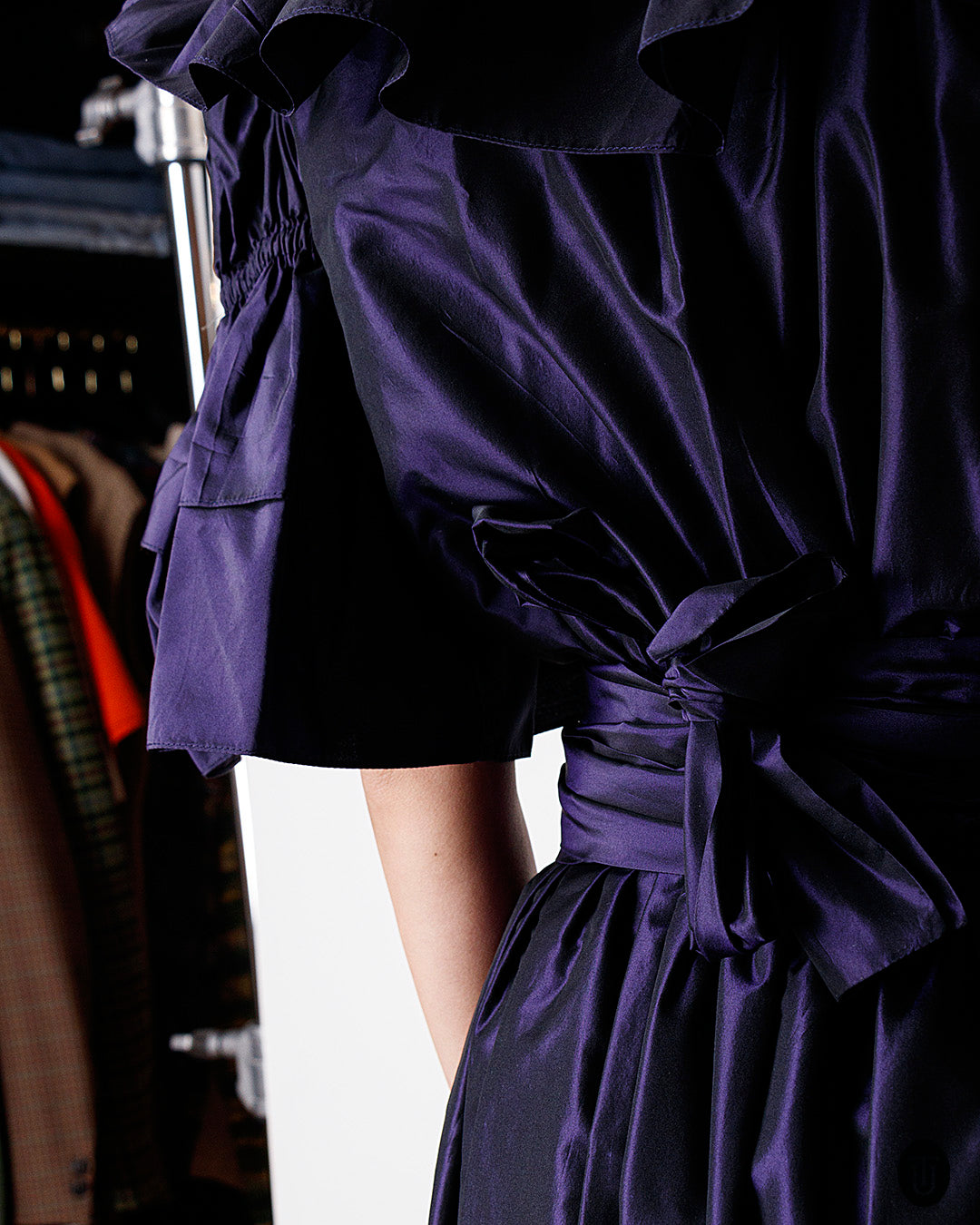 1970s Saint Laurent Rive Gauche Silk Gown M